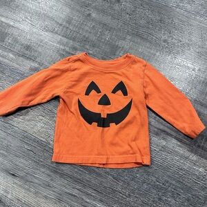 Miniwear Festive Orange Long Sleeve Tee